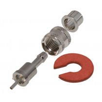 RF Industries Conector Coaxial Mini UHF Macho, Plata