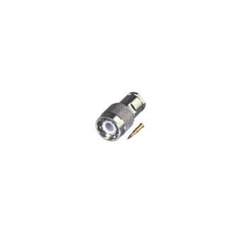 RF Industries Conector Coaxial de Rosca TNC Macho, Plata