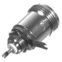 RF Industries Conector Coaxial N Hembra, Hermético, Plata