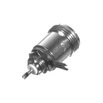 RF Industries Conector Coaxial N Hembra, Hermético, Plata