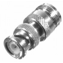 RF Industries Conector Coaxial N Hembra - BNC Macho, Plata