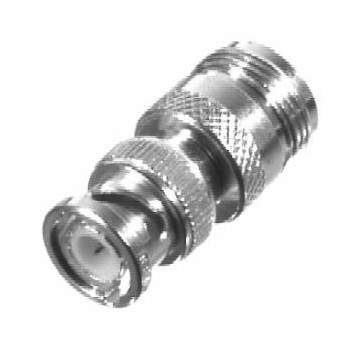 RF Industries Conector Coaxial N Hembra - BNC Macho, Plata