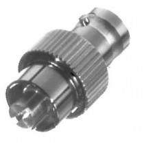 RF Industries Conector Coaxial BNC Macho - ¼X24 Hembra, Plata