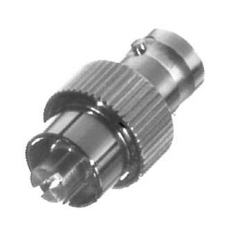 RF Industries Conector Coaxial BNC Macho - ¼X24 Hembra, Plata