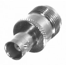 RF Industries Conector Coaxial N Macho - BNC Hembra, Plata