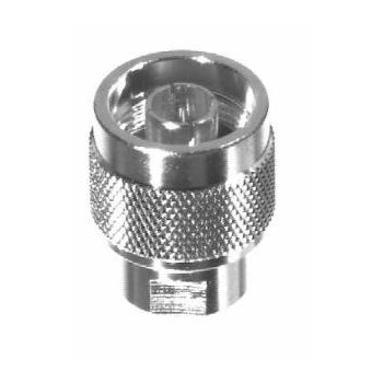 RF Industries Conector Coaxial Unidapt Hembra - N Macho, Plata