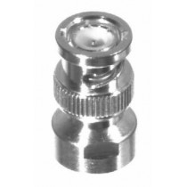 RF Industries Conector Coaxial Unidapt Hembra - BNC Macho, Plata