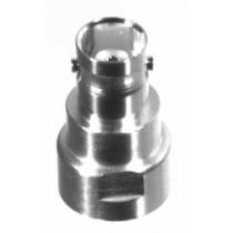 RF Industries Conector Coaxial Unidapt Hembra - BNC Hembra, Plata