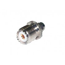 RF Industries Conector Coaxial en Linea SMA Macho - UHF Hembra, Metálico