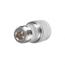 RF Industries Conector Coaxial N Hembra - N Macho, Plata