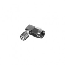 RF Industries Conector Coaxial en Angulo Recto SMA Macho - SMA Hembra, Níquel