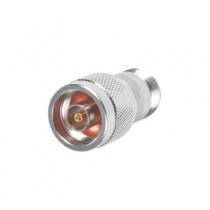 RF Industries Conector Coaxial en Línea N Macho Inverso - N Hembra, Metálico