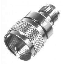 RF Industries Conector Coaxial TNC Macho - UHF Hembra, Plata