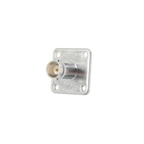 RF Industries Conector Coaxial BNC Hembra, con Montaje de 4 Perforaciones