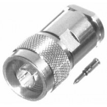 RF Industries Conector N Macho, Plata