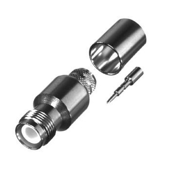 RF Industries Conector Coaxial TNC Hembra, Níquel