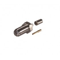 RF Industries Conector Coaxial SMA Hembra, Níquel