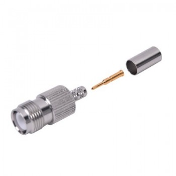 RF Industries Conector Coaxial TNC Hembra, Metálico