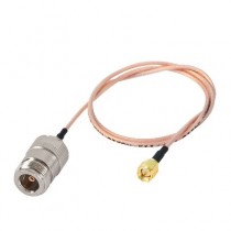 Epcom Cable Coaxial N Macho - SMA Hembra, 60cm, Cobre