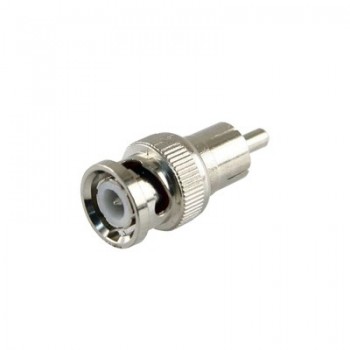 Epcom Adaptador BNC Macho - RG59 Hembra, Plata