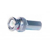 Dahua Conector Coaxial, BNC - RG59, Cromo