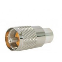 Hytera Conector PL-259 Macho para Coaxial, Plata