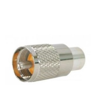 Hytera Conector PL-259 Macho para Coaxial, Plata