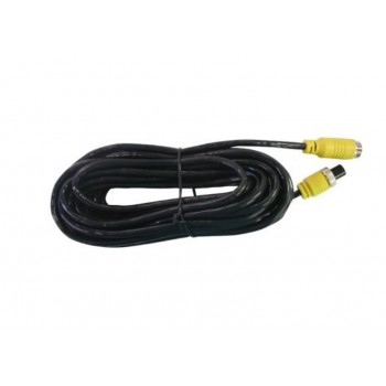 Meriva Security Cable para Cámara IP, DIN 6 pin Hembra - DIN 6 pin Macho, 5 Metros, Negro