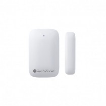 TechZone Kit Sistema de Alarma Smart Home, Inalámbrico, Incluye Centro de Control/Sirena Estroboscópica/Sensor de movimiento