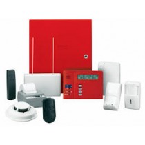 Honeywell Panel Híbrido de Incendio e Intrusión, hasta 128 Zonas, 18V, Rojo