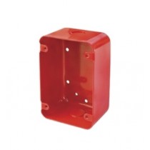 Honeywell Caja 2'' x 4'' para Montaje de Estaciones de Jalón, Rojo