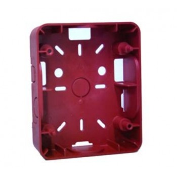 Hochiki Caja para Montaje de Sirena HSB-R, Rojo