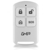 Ghia Control Remoto de 4 Botones AL-15, RF Inalámbrico, Blanco