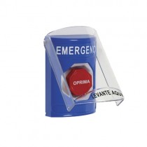STI Botón de Emergencia con Sirena SS-24A2EM-ES, Alámbrico, Azul/Rojo
