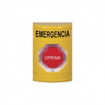 STI Botón de Emergencia SS-2209EM-ES, Alámbrico, Rojo/Amarillo