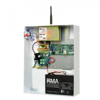 PIMA Tarjeta Panel de Control HUNTER8-K, 8 a 16 Zonas, Inalámbrico, con Gabinete