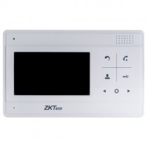ZKTeco Videoportero VDPI-A1, Monitor 4.3", Altavoz, Alámbrico, Blanco