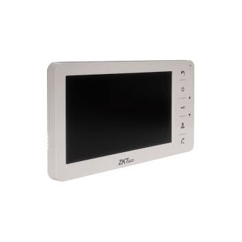 ZKTeco Videoportero VDPI-B2, Monitor 7", Altavoz, Alámbrico, Blanco
