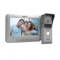 Epcom Kit de Videoportero con Pantalla LCD 7'' EP1000A, Alámbrico, Altavoz, Gris