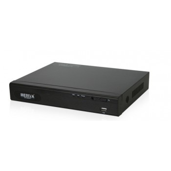 Meriva Security DVR de 5 Canales MSDV-1030-04+ para 1 Disco Duro, max. 4TB, 2x USB 2.0, 1x RJ-45