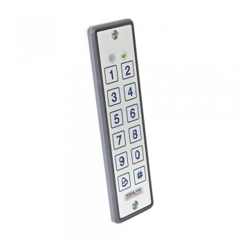 Rosslare Security Lector Ultra Delgado de Proximidad con Teclado EY-C60N, Wiegand