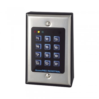 AccessPRO Lector de Tarjeta de Proximidad con Teclado PRO-KEYPAD-SV2, Wiegand, 1100 Usuarios