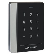 Hikvision Lector de Tarjetas con Teclado DS-K1102EK, RS-485, Negro