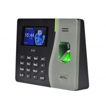 ZKTeco Control de Acceso y Asistencia Biométrico K20+, 1.000 Tarjetas/1.000 Huellas, USB