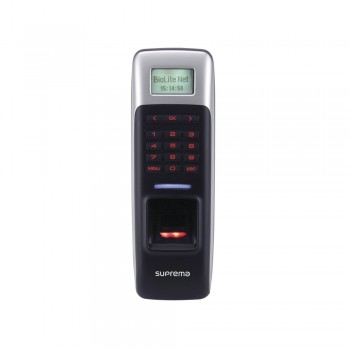 Suprema Control de Acceso y Asistencia Biométrico BioLite Net, 5000 Usuarios, RS-485, Negro/Gris