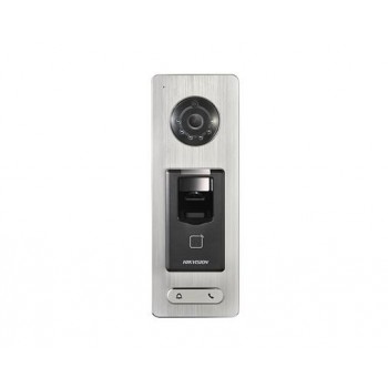 Hikvision Control de Acceso y Asistencia Biométrico DS-K1T501SF, 3000 Huellas, 50.000 Tarjetas, Gris