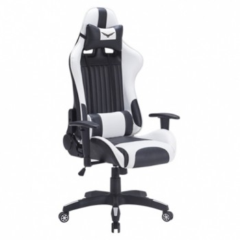 Naceb Silla Gamer Marine, Negro/Blanco - Envío Gratis