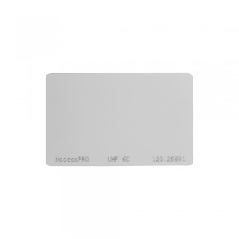 AccessPRO Tarjeta de Proximidad ACCESS-CARD-EPC, 5.4 x 8.5cm, Blanco