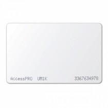 AccessPRO Tarjeta de Proximidad ACCESS-DUALUP, 5.4 x 8.5cm, Blanco