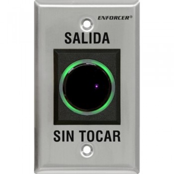 Seco-Larm Botón de Salida Sin Contacto SD-927PKC-NSQ, Alámbrico, Gris
